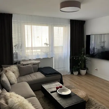 Apartman Duze Mieszkanie Blisko Plazy Gdańsk